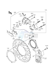 Z300_ABS ER300BFF XX (EU ME A(FRICA) drawing Front Brake