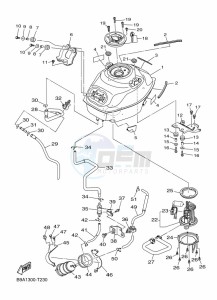 MT-03 MTN320-A (B9A8) drawing FUEL TANK