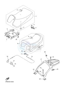 FJR1300A FJR1300-A FJR1300A ABS (B88D) drawing SEAT