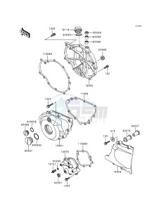 EN 500 A [VULCAN 500] (A1-D5) [VULCAN 500] drawing ENGINE COVERS