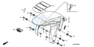 CBR600RR9 U / MME SPC 2U drawing FRONT FENDER