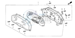 FJS600D SILVER WING drawing SPEEDOMETER