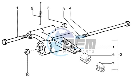 Swinging arm