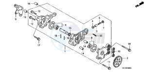 TRX400XD TRX400XD Australia - (U) drawing OIL PUMP