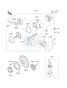 ZX 900 C [NINJA ZX-9R] (C1-C2) [NINJA ZX-9R] drawing STARTER MOTOR