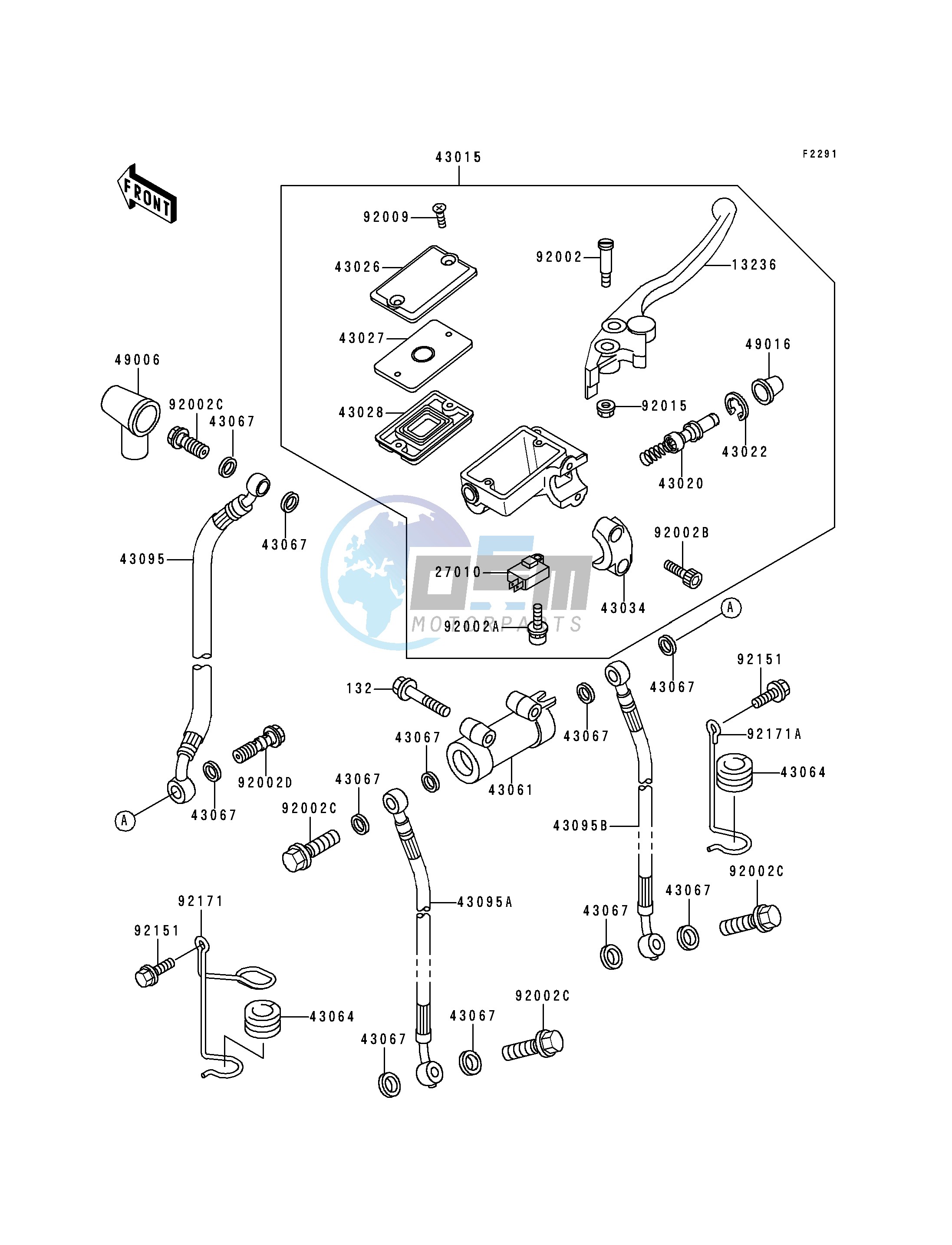 FRONT MASTER CYLINDER