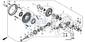 VT1300CXAC drawing FINAL DRIVEN GEAR