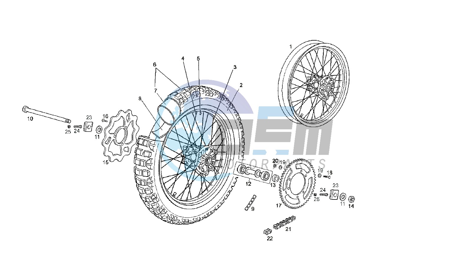 REAR WHEEL SENDA R