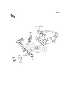 NINJA_300 EX300AFF XX (EU ME A(FRICA) drawing Brake Pedal