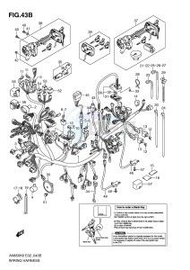 AN650 (E2) Burgman drawing WIRING HARNESS (AN650AK9 AL0 E2 E19 P37)