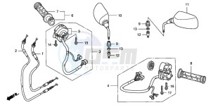 FJS600D 400 SILVER WING drawing SWITCH/CABLE