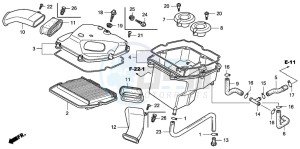 GL1800A drawing AIR CLEANER