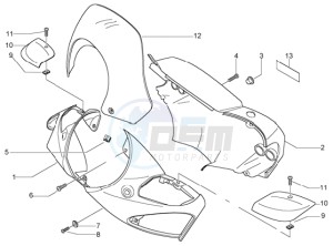 Beverly 500 (USA) USA drawing Handlebar Coverings