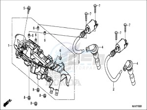 CB500FAH CB500F ED drawing IGNITION COIL