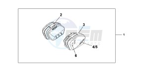 CBF1000FB drawing PANNIER S* NHA84P*