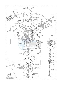 YZ250 (1SS9 1SSA 1SSB 1SSC 1SSC) drawing CARBURETOR