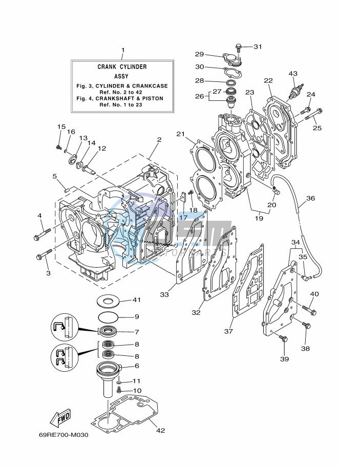 CYLINDER--CRANKCASE