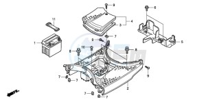 NVS502SH drawing FLOOR STEP/BATTERY