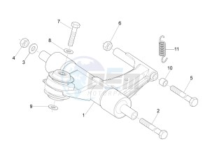 LXV 125 4T 3V E3 (APAC) drawing Swinging arm