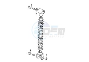 DNA 50 drawing Rear Shock absorber