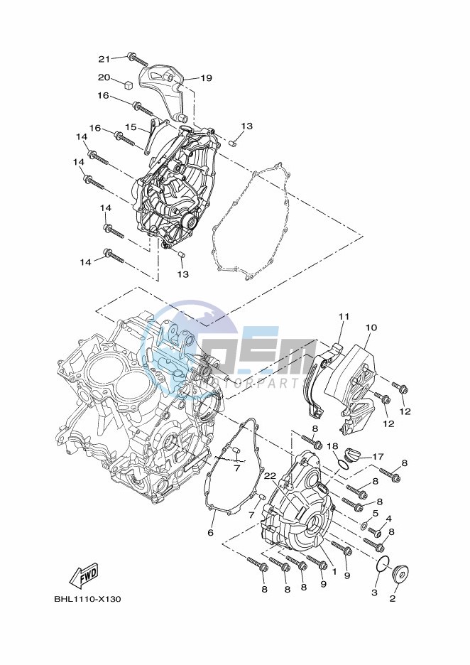 CRANKCASE COVER 1