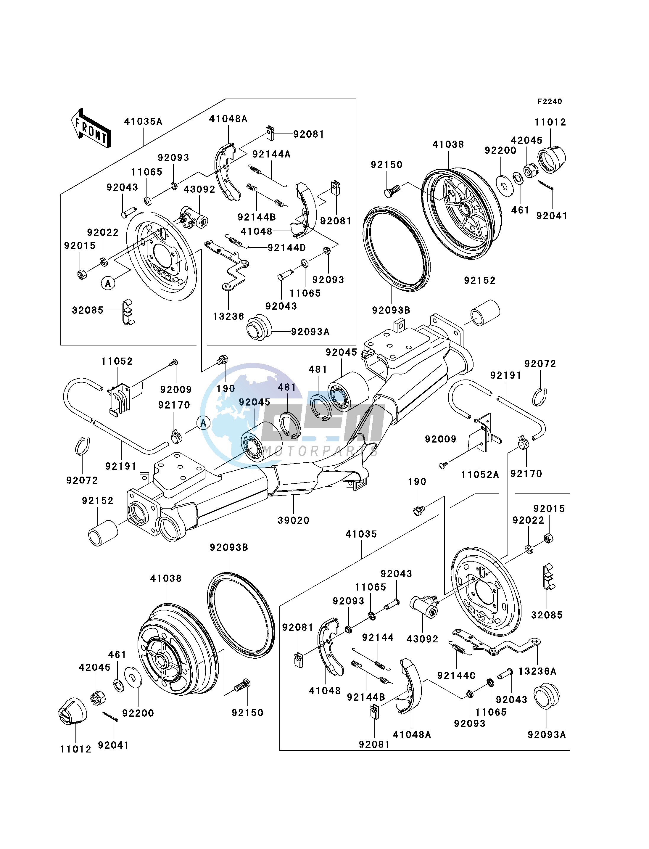 REAR HUBS_BRAKES-- B6F- -