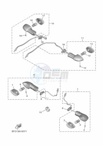 XSR125 MTM125 (BGX3) drawing FLASHER LIGHT