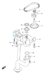 DF 250 drawing Oil Pump