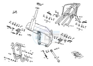 GPR REPLICA RACING EURO2 - 50 cc drawing FRAME