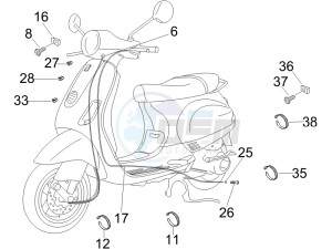 LX 125 4T drawing Cables