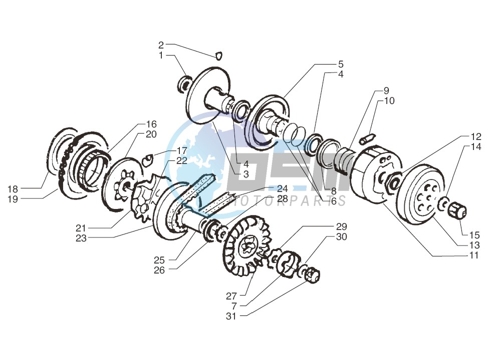 Driving pulley