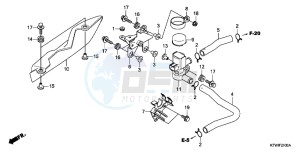 SH300AB drawing AIR INJECTION VALVE