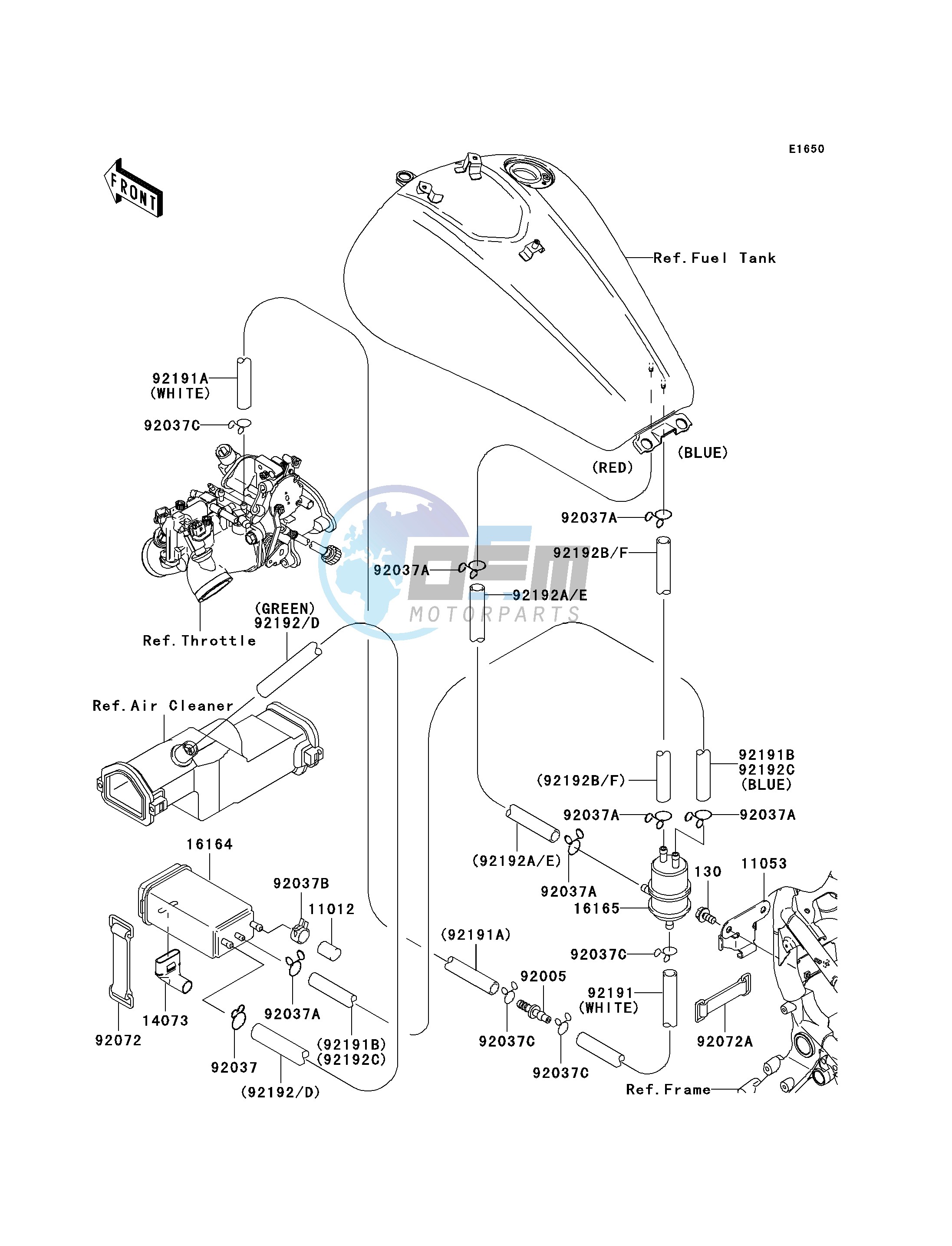 FUEL EVAPORATIVE SYSTEM -- CA- -