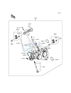 NINJA_300_ABS EX300BFF XX (EU ME A(FRICA) drawing Throttle