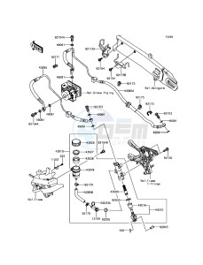 Z900 ABS ZR900BHF XX (EU ME A(FRICA) drawing Rear Master Cylinder