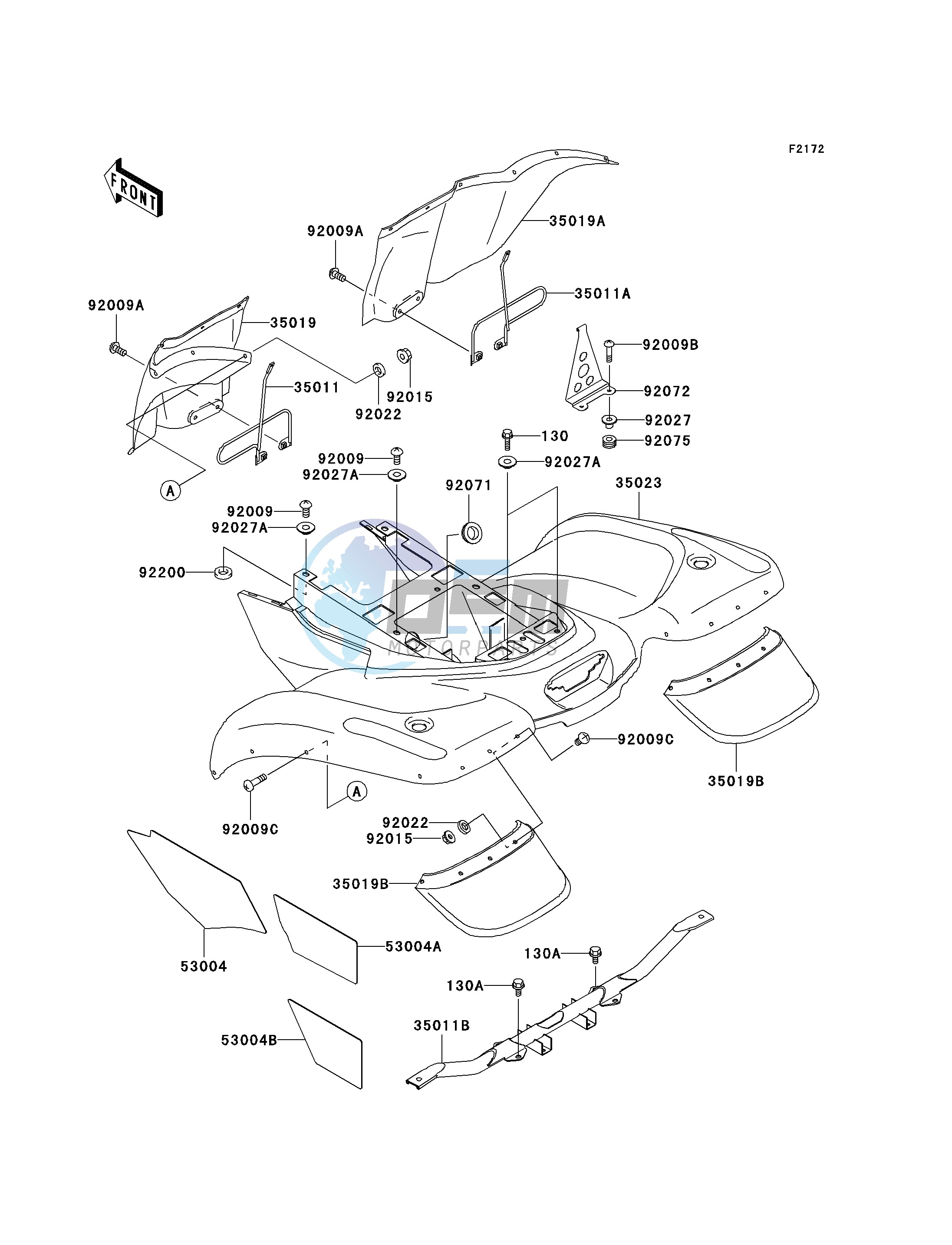 REAR FENDER-- S- -