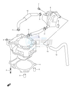 DR-Z400 (E3-E28) drawing CYLINDER