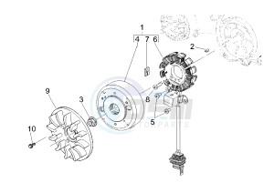 Liberty 4T RST 50 drawing Flywheel magneto