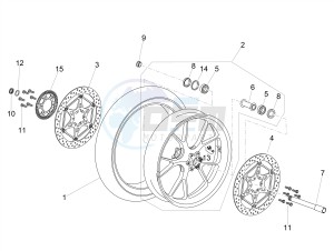 DORSODURO 900 E4 ABS (EMEA) drawing Front wheel