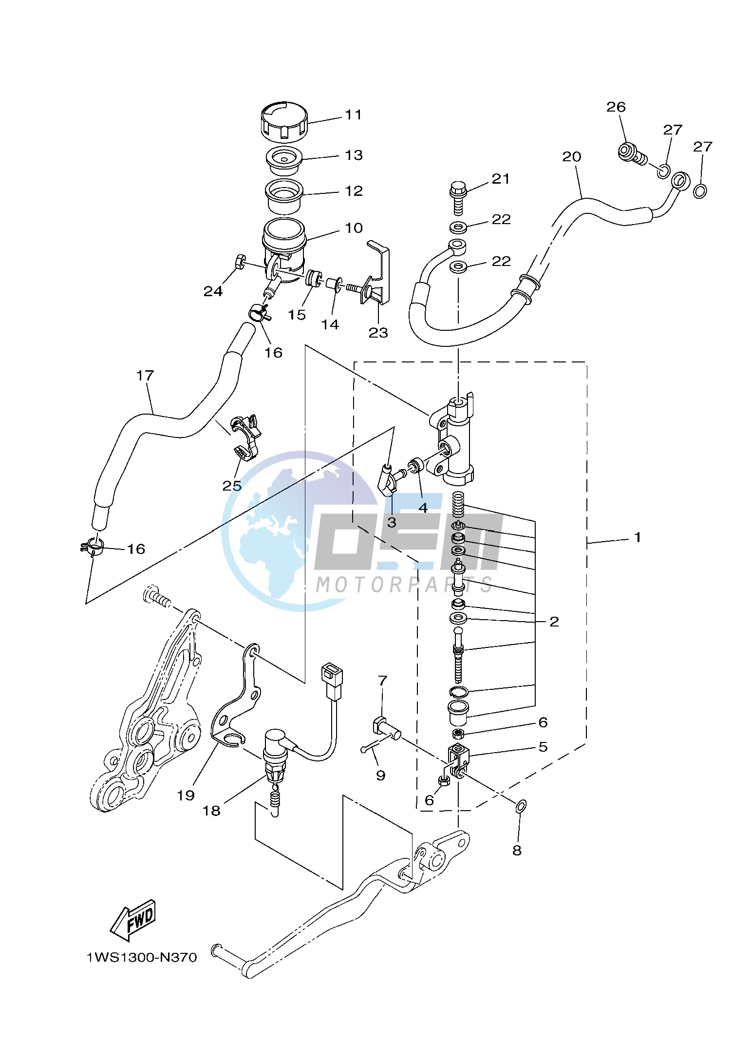 REAR MASTER CYLINDER