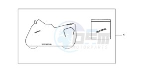 VFR8009 U / MME TWO drawing INDOOR CYCLE COVER