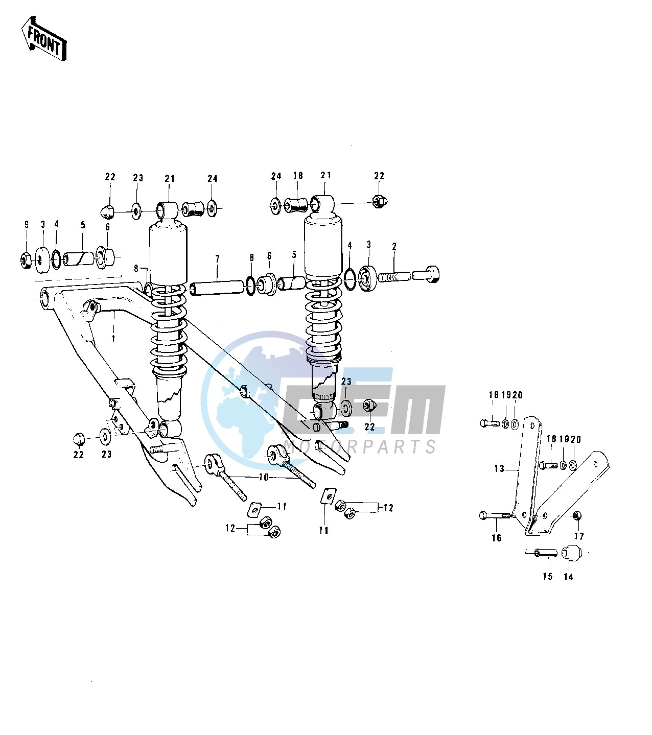 SWING ARM_SHOCK ABSORBERS -- 73 F11M- -