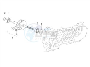 SCARABEO 50 2T CARBURATORE E4 STREET (EMEA) drawing Drive shaft