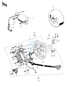 KH 100 B (B7-B8) drawing IGNITION_GENERATOR