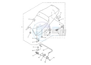 FZS FAZER 600 drawing SEAT