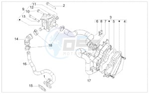 X9 250 Evolution drawing Secondairy air box