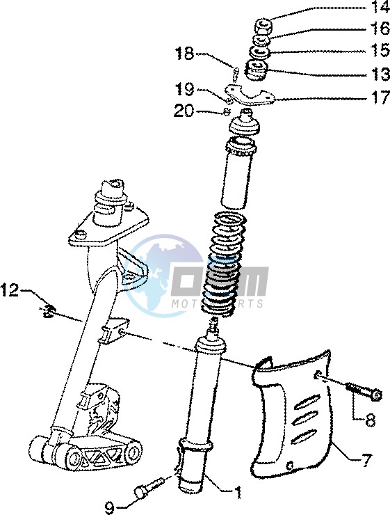 Front damper cover