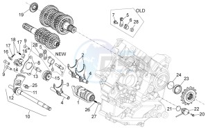 Shiver 750 USA USA drawing Gear box selector