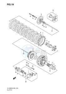 VL1500 (E2) drawing CLUTCH