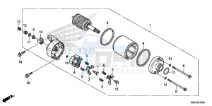 VFR1200XD Europe Direct - (ED) drawing STARTING MOTOR